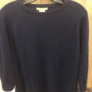 Flattering blue sweater from Nordstrom